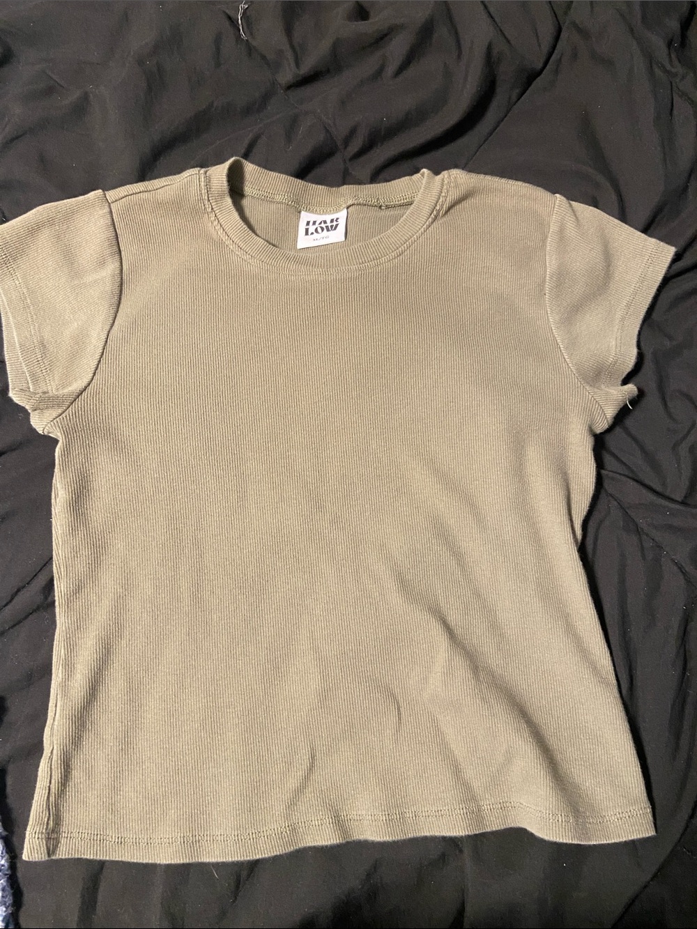 Olive Green Baby Tee